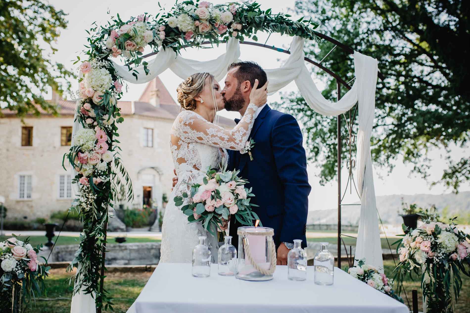 photographe mariage château chapeau cornu